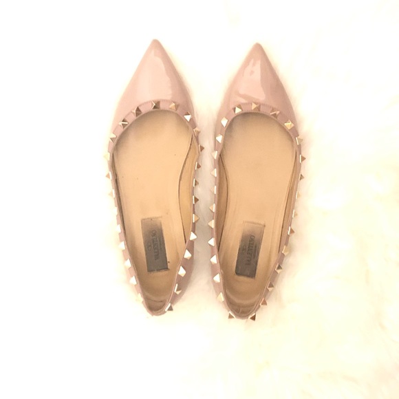 Valentino Rockstud Flats - Picture 2 of 8